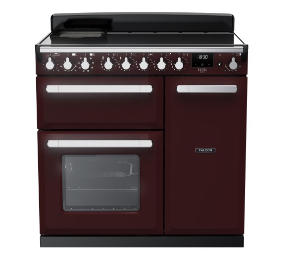 RS29997_ESDL90EIPBORCM-E1-Falcon Estel Deluxe 90 Induction-Bordeaux-Chrome-Front view.jpg