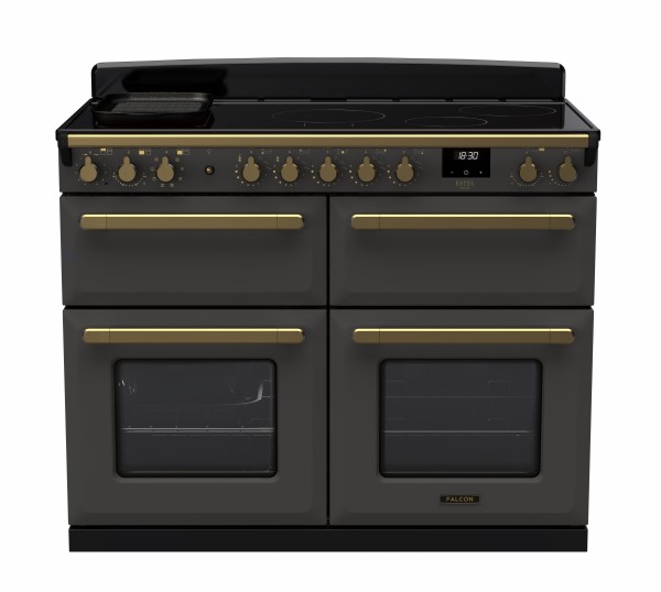 RS30119_ESDLB110EIPSLTAB-E1-Falcon Estel Deluxe 110 Induction-Slow cook oven-Slate-Antique Brass-Front view.jpg