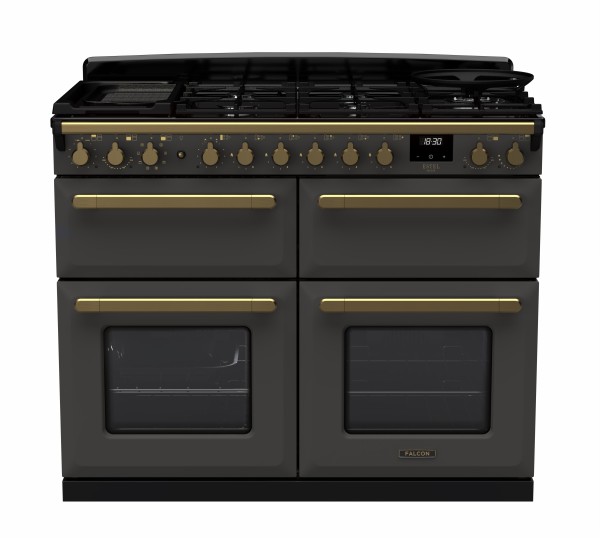 RS30117_ESDLB110DFPSLTAB-E1-Falcon Estel Deluxe 110 Dual Fuel-Slow cook oven-Slate-Antique Brass-Front view.jpg