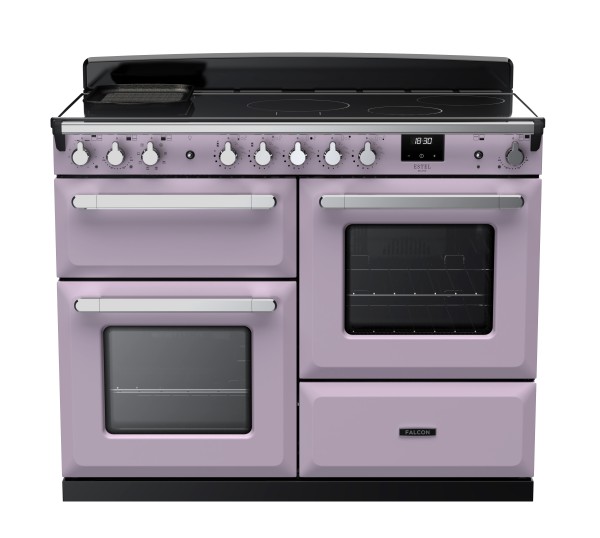 RS30066_ESDLO110EIPHTHCM-E1-Falcon Estel Deluxe 110 Induction-Proving drawer-Heather-Chrome-Front view .jpg