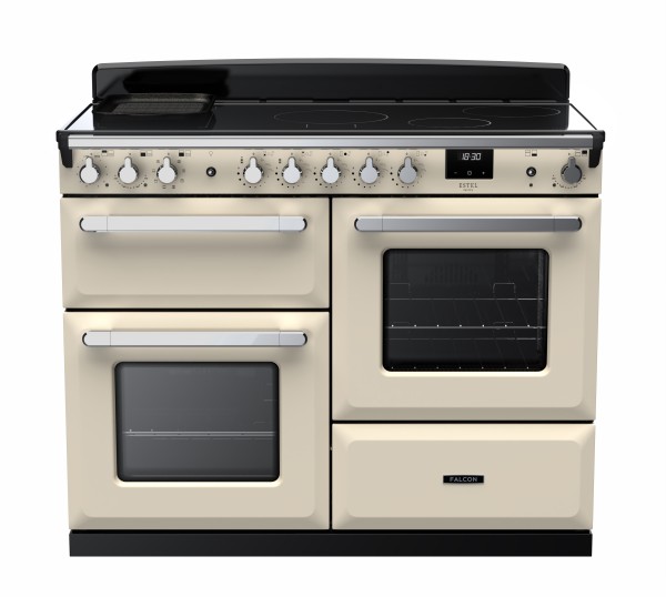 RS30078_ESDLO110EIPPCRCM-E1-Falcon Estel Deluxe 110 Induction-Proving drawer-Pale Cream-Chrome-Front view.jpg