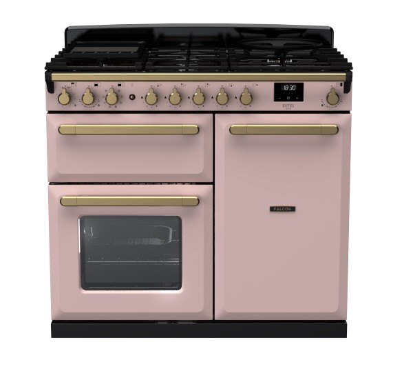 RS30049_ESDL100DFPPPKAB-E1-Falcon Estel Deluxe 100 Dual Fuel-Pale Pink-Antique Brass-Front view.jpg