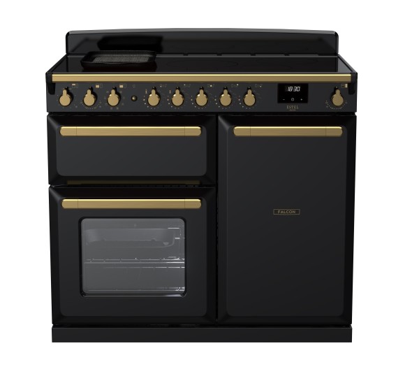 RS30027_ESDL100EIPGBLAB-E1-Falcon Estel Deluxe 100 Induction-Black-Antique Brass-Front view.jpg