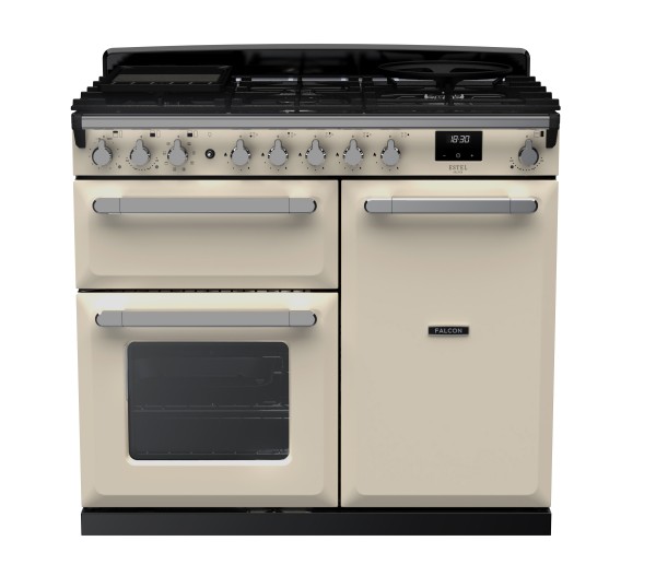 RS30044_ESDL100DFPPCRCM-E1-Falcon Estel Deluxe 100 Dual Fuel-Pale Cream-Chrome-Front view.jpg