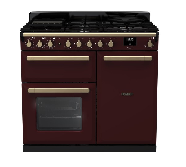 RS30029_ESDL100DFPBORAB-E1-Falcon Estel Deluxe 100 Dual Fuel-Bordeaux-Antique Brass-Front view.jpg