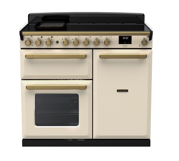 RS30047_ESDL100EIPPCRAB-E1-Falcon Estel Deluxe 100 Induction-Pale Cream-Antique Brass-Front view.jpg