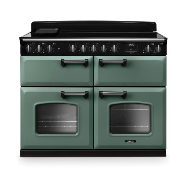 Kuchnia indukcyjna Falcon Classic Deluxe 110 Slow Cook - Zielony Mineral / Chrom