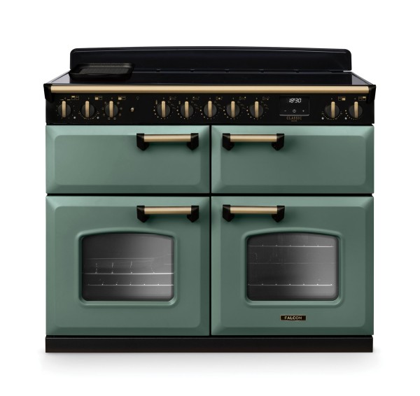 Kuchnia indukcyjna Falcon Classic Deluxe 110 Slow Cook - Zielony Mineral / Antyczny Mosiądz