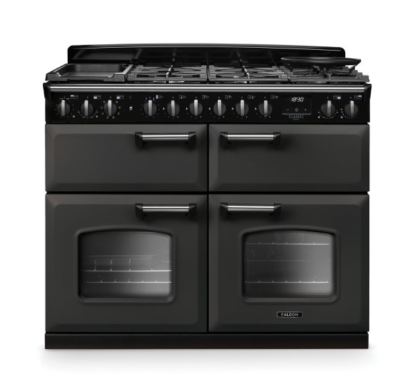 Kuchnia gazowo-elektryczna Falcon Classic Deluxe 110 Slow Cook - Łupek / Chrom