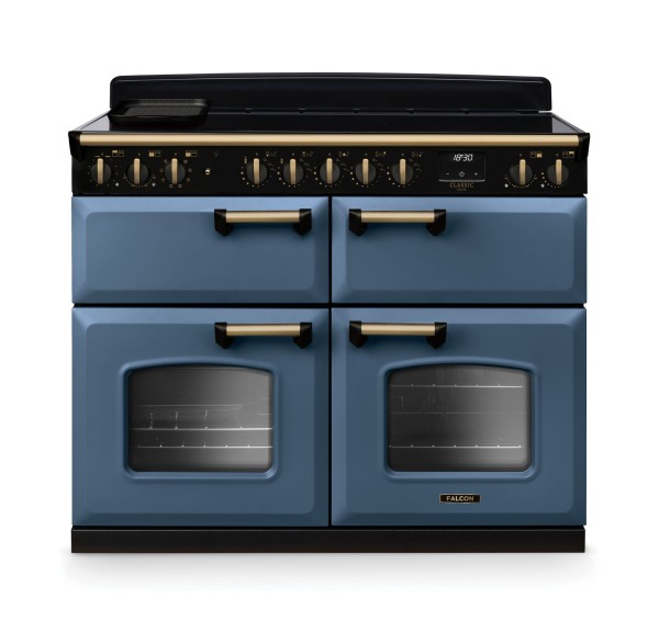 Kuchnia indukcyjna Falcon Classic Deluxe 110 Slow Cook - Niebieski Stone / Antyczny Mosiądz